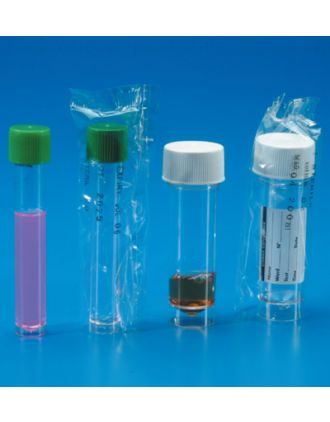 Tubos ensayo PS con tapón de PE