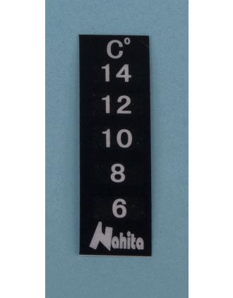 Termómetro cristal líq. pequeño, 6/14 ºC