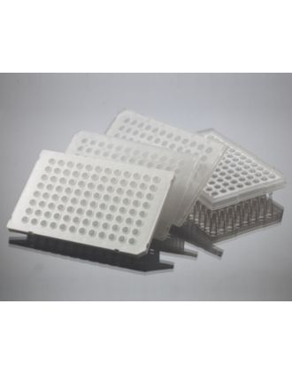 Placa 96 pocillos 0,1mL, perfil bajo, semi faldón, qPCR
