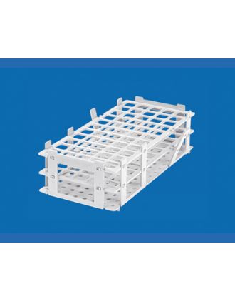 Gradilla p/tubos ensayo, PP azul