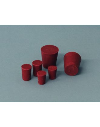 Tapón goma roja