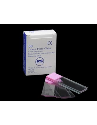 Portaobjetos RS b/esm. 90º banda naranja, c/50