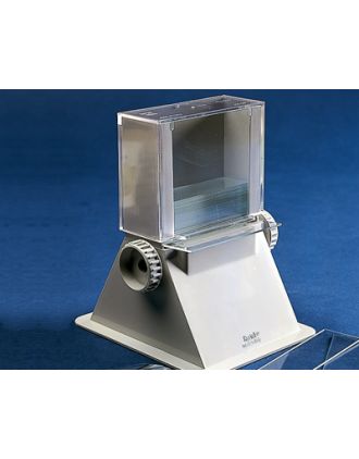 Dispensador de portaobjetos