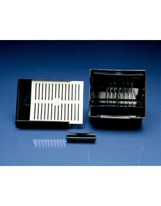 Cubeta estanca p/25 portaobjetos