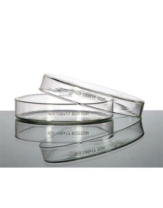 Caja Petri, borosilicato