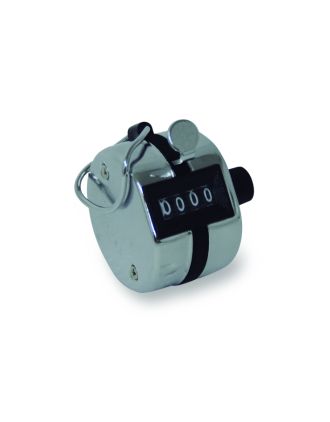 Contador manual 4 dígitos, metal