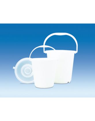 Cubo PE-HD blanco, sin pico