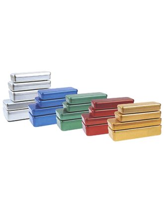 Caja aluminio para instrumental roja