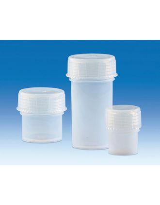 Bote para muestra con tapa a rosca PFA