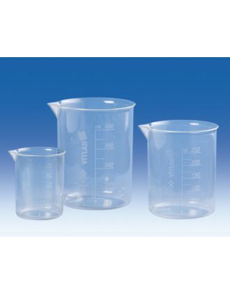 Vaso con pico PMP, graduación en relieve