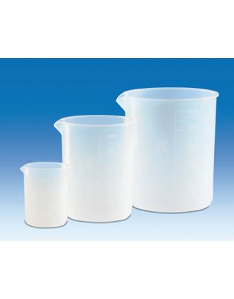 Vaso con pico PFA, graduación en relieve