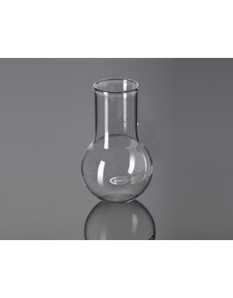 Matraz fondo redondo, cuello ancho