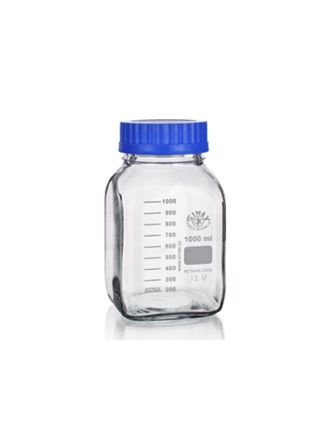 Frasco ISO tapón azul GL80, SIMAX