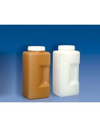 Frasco cuadrado graduado