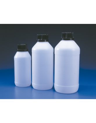 Frasco HDPE boca ancha c/tapón precintado