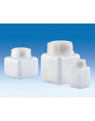 Frasco boca ancha PE-HD, tapón GL32
