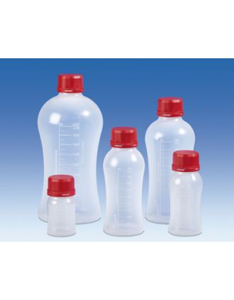 Frasco p/muestras PP graduado, GL45