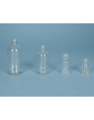 Frasco rosca DIN18 transparente