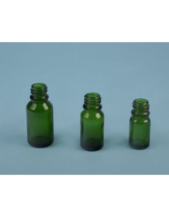 Frasco rosca DIN 18 Verde, 15 y 30 ml