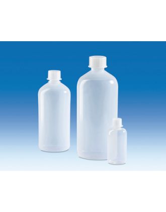 Frasco boca estrecha PE-LD, tapón GL18