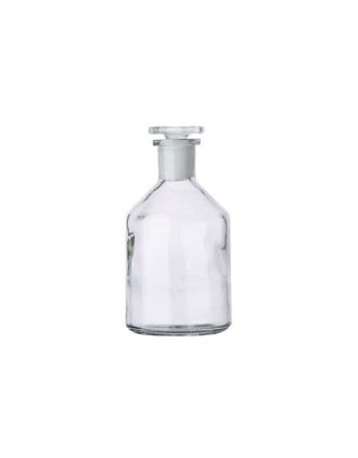 Frasco transp. boca estrecha t/vidrio