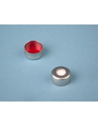 Tapa aluminio pre-pref p/vial cromat. DIN11, p/1000