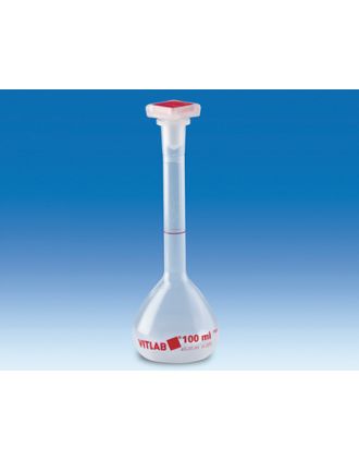 Matraz aforado B PMP, tapón PP