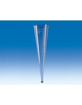 Cono Imhoff 1000 mL, SAN, para sedimentación