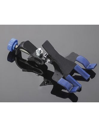 Pinza doble para buretas, PVC