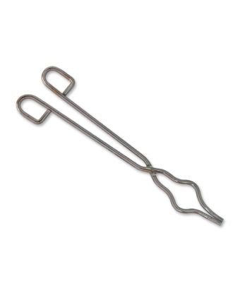 Pinza acero cromado p/crisoles