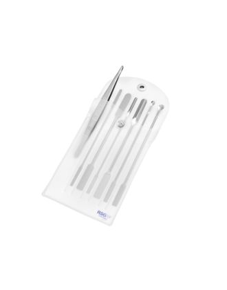 Set de 6 espátulas y 1 pìnza