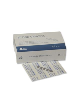 Lancetas estériles, C/200