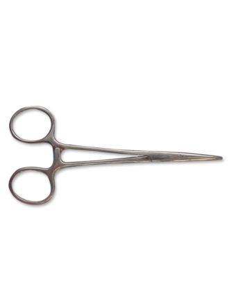 Pinza hemostática recta, 140 mm