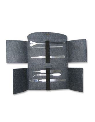 estuche disección vacío, 3 piezas