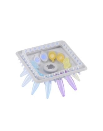 Foto cabezal PCR, 12x1,5/2 ml + 32x0,2 ml, MiniFuge-GD06