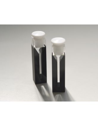 Cubeta vidrio semi-micro c/tapón, 10 mm