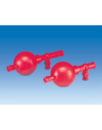 Pera de goma 3 vías, para pipetas