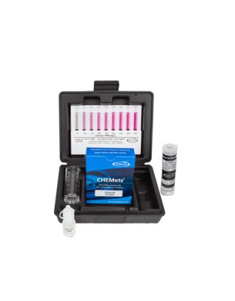 Cloro (libre y total), mét. DPD 0-1/0-5 ppm.Tipo: CHEMets. Kit. 30 det.
