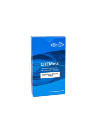 HIPOCLORITO, 0-1,55% / 0-12.5%.Tipo: CHEMets. Recambio. 30 det.