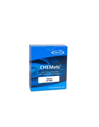 Ozono, 0-0,6 / 0,6-3 ppm.Tipo: CHEMets. Recambio. 30 det.