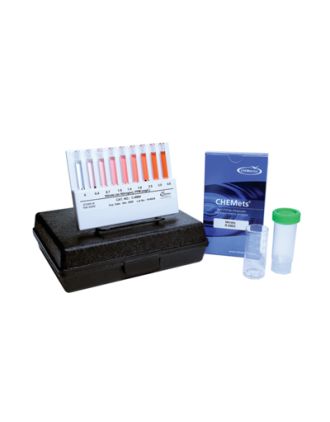 Nitrato (Nitrógeno), 0-4,5 ppm.Tipo: CHEMets. Kit. 30 det.