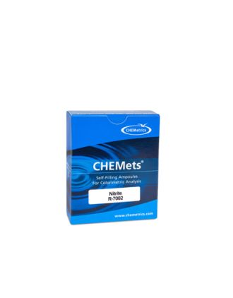 Nitrito (Nitrógeno), 0-2.5 ppm.Tipo: CHEMets. Recambio. 30 det.