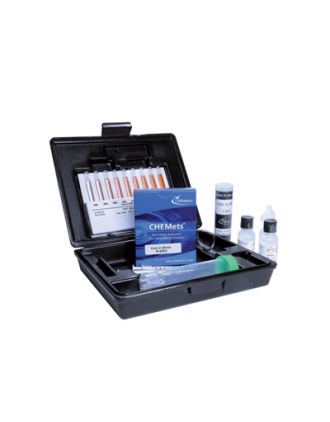 Hierro en salmuera, 0-100 / 100-1000 ppm.Tipo: CHEMets. Kit. 30 det.