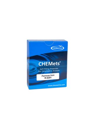 Hierro (soluble y ferroso), 0-1/1-10 ppm.Tipo: CHEMets. Recambio. 30 det.
