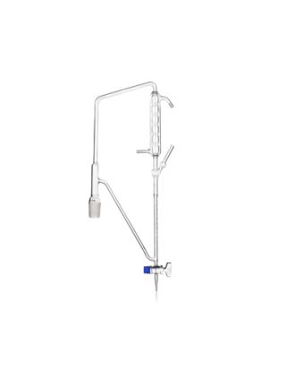 Aparato p/determinación esencias en drogas, Simax