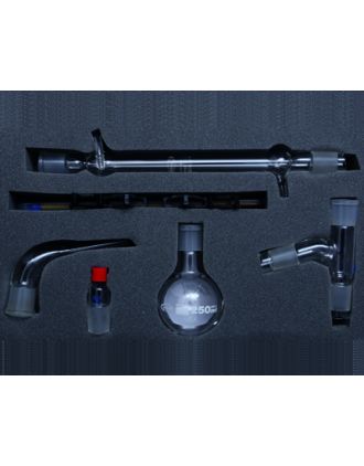 EQUIPO DE DESTILACIÓN FRACCIONADA, 250 ML