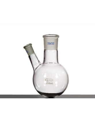 Matraz fondo redondo esmerilado,. 2-3 bocas