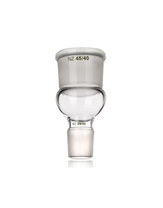 Reductor invertido, hembra; dimensiones