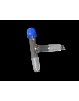 Adaptador vidrio 75º p/termómetros, 2x14/23