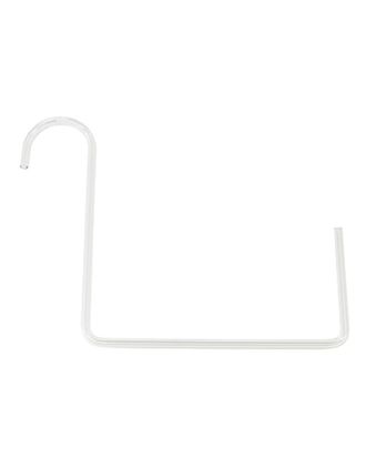 Tubo de conexión d.7mm, 2x90º 200x210x100, c/gancho